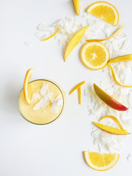 1 Gallon - Mango Coconut Jasmine Lemonade Syrup (*Local Businesses Only)